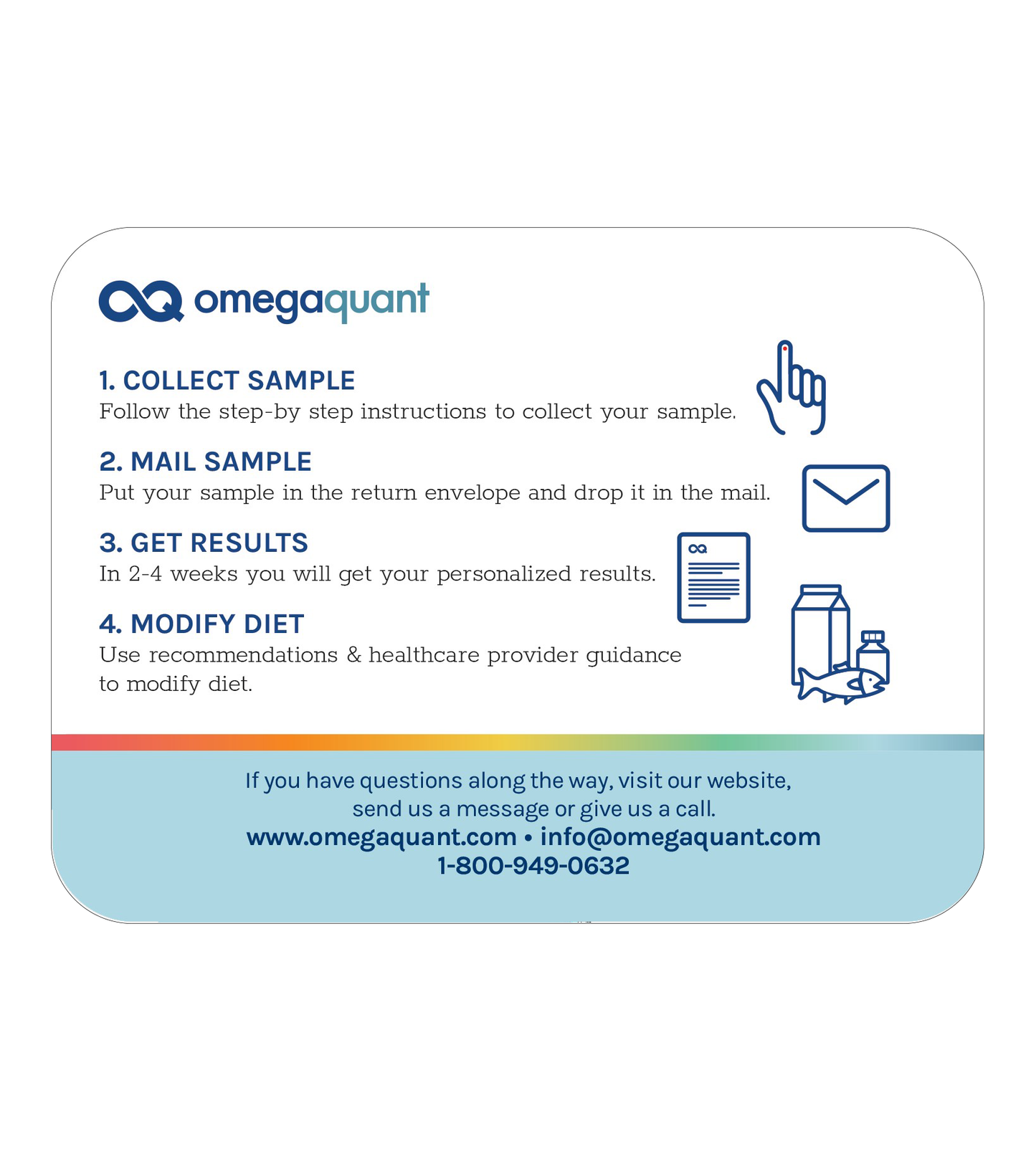 OmegaQuant Omega-3 Index Basic Test Kit - Includes blood Collection Kit  | [UK Deliveries only.  For EU, see link in the description]